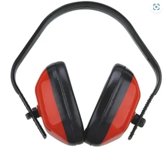 Safety Red Ear Muffs SNR 21dB