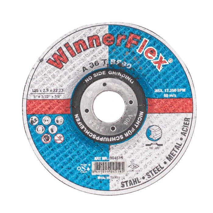 Dep Centre Cutt Disc 125 X 2.5 X 22mm (Winnerflex)