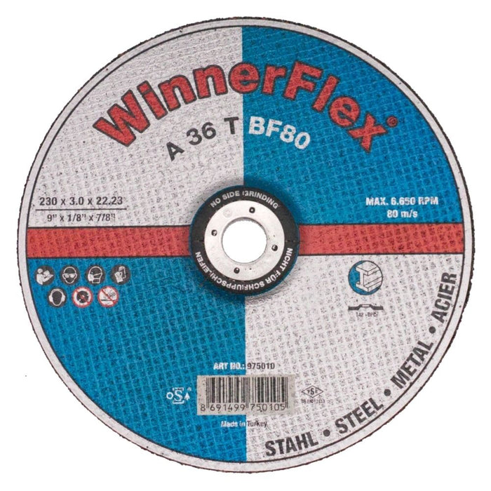 Dep Centre Cutt Disc 230 X 3.0 X 22mm (Winnerflex)