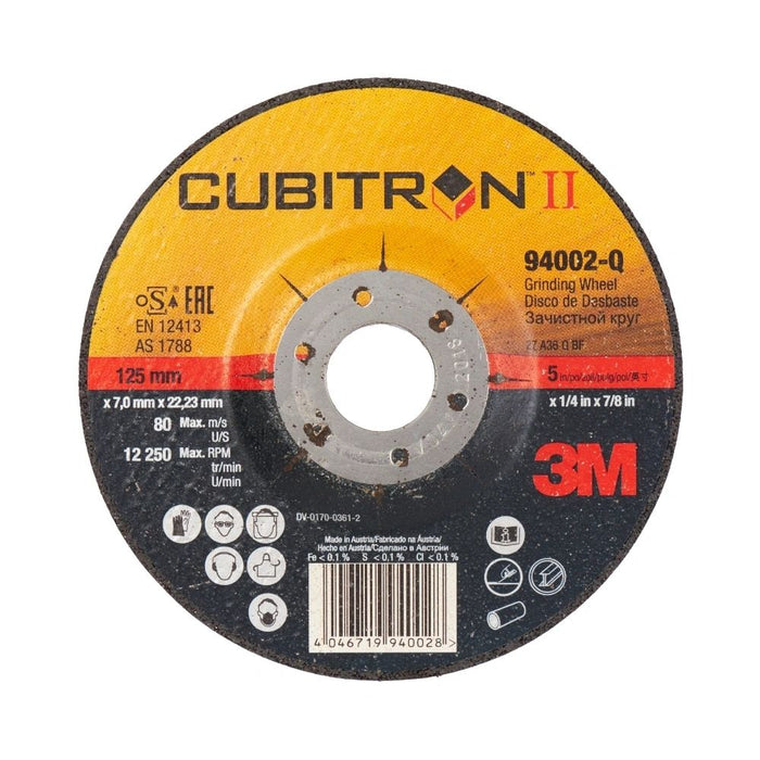 3m Cubitron II Dep Ctr Grind Disc 115 X 7mm