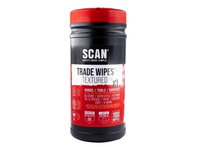 SCAN Heavy-duty Trade Wipes (Tub 100)