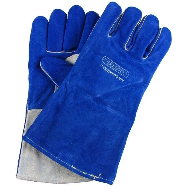 BLUE COWHIDE COMFO REINFORCED PALM XL