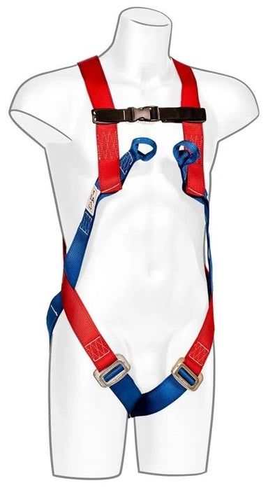 Portwest - 2 Point Harness - Red - With Sliding Dorsal D-Ring