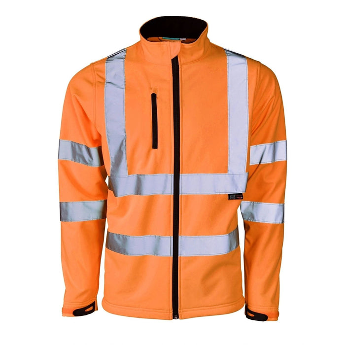 HV Orange Soft Shell Jacket