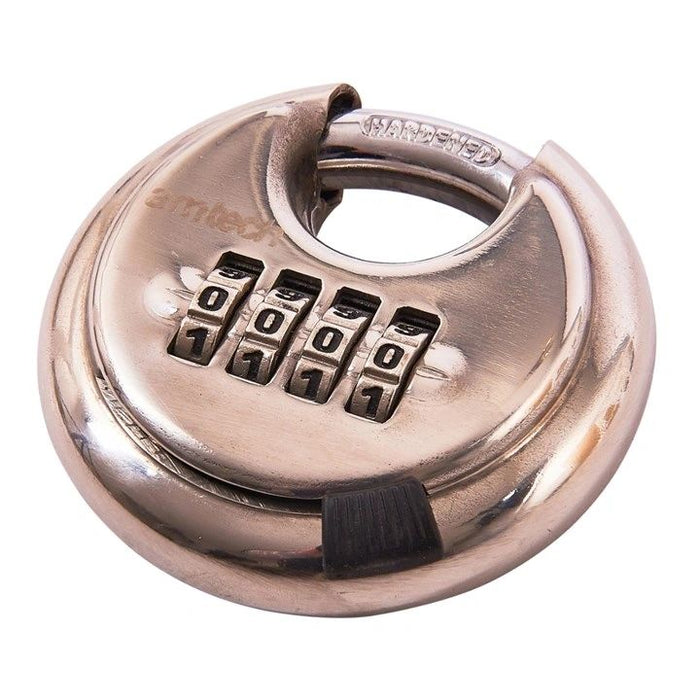 70mm 4 Digit stainless steel combination padlock