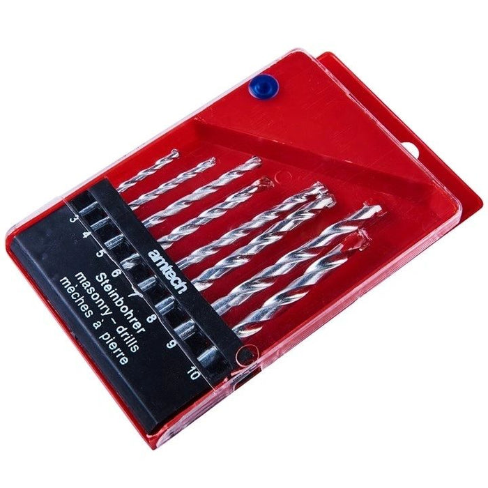 8 Piece masonry drill bit set