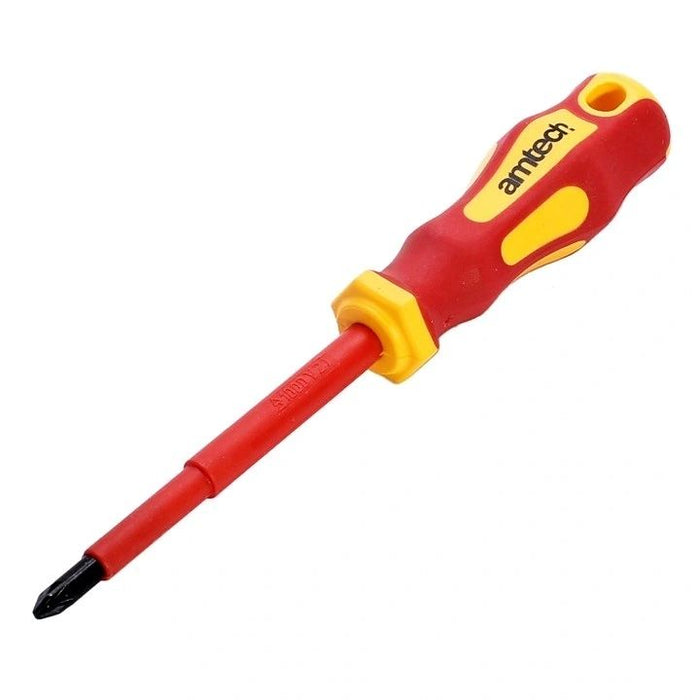 100mm Pozidriv™ VDE™ 1000V electrical screwdriver with PZ 2 tip