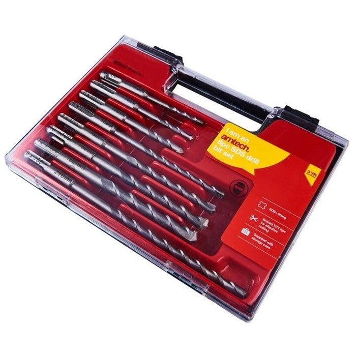 8 Piece SDS drill bit set