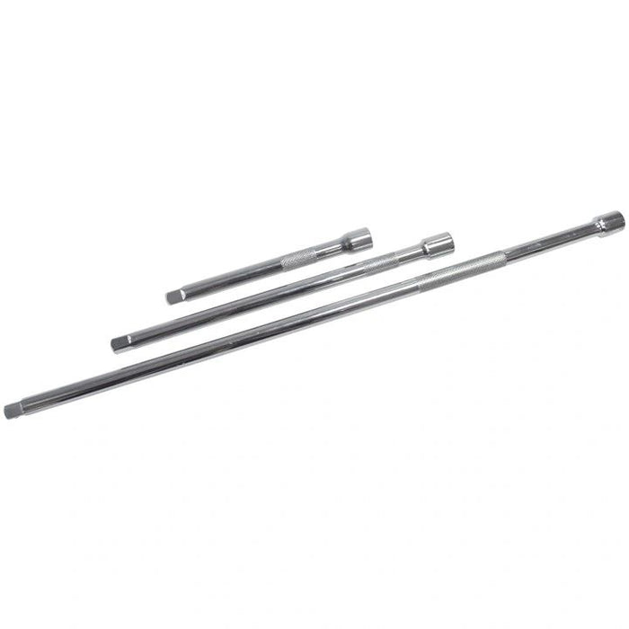 3 Piece 9mm (3/8'') extension bar set