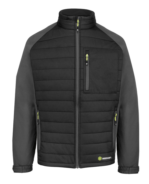 FLEX WORKWEAR PADDED JACKET BLK/GRY