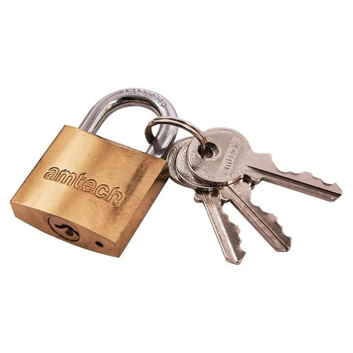 32mm brass padlock