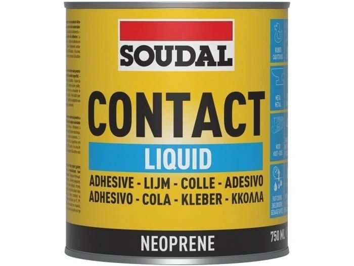 Soudal Contact Adhesive Liquid - YELLOW (750ml)