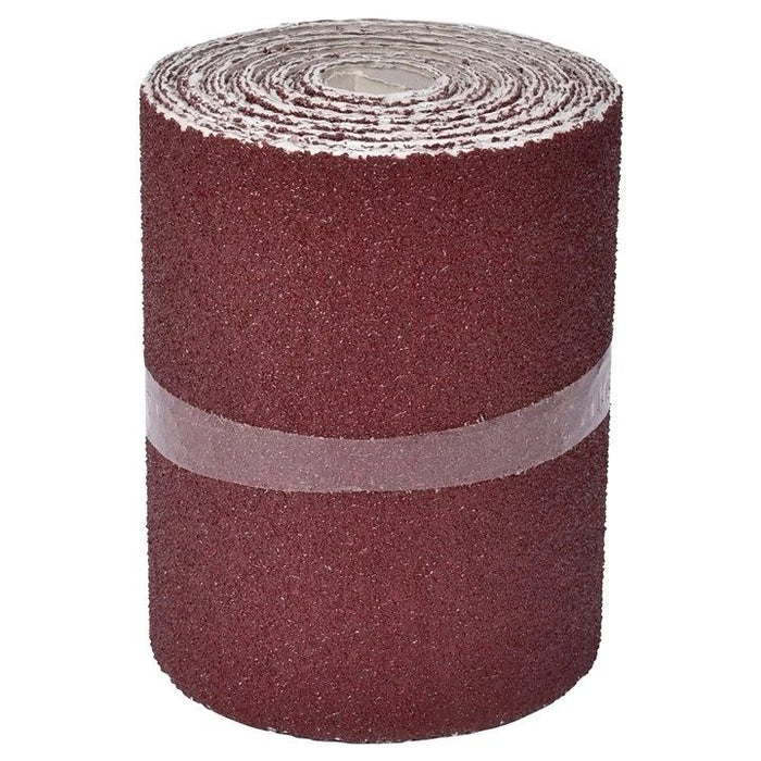 P60 grit (coarse) aluminium oxide sanding roll (115mm x 500cm)