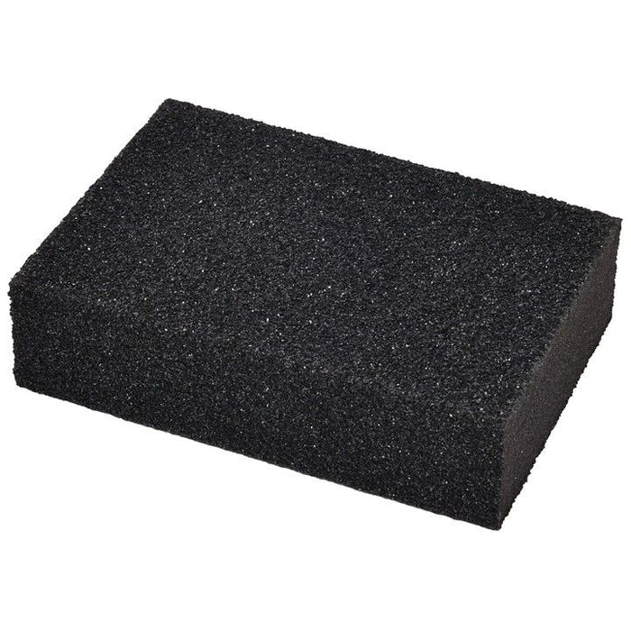 Medium/coarse dual grit (P100/P60) sanding sponge