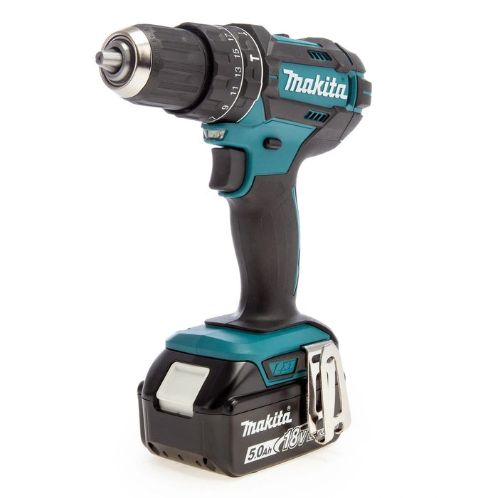 Makita DLX2131TJ 18V LXT DHP482 Combi Drill & DTD152 Impact Driver Twin Pack (2 x 5.0Ah Batteries)