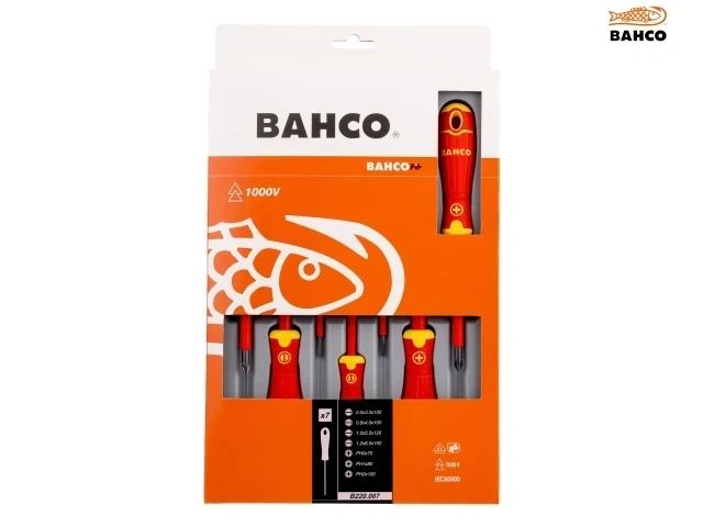 BAHCOFIT Insulated Screwdriver Set, 7 Piece