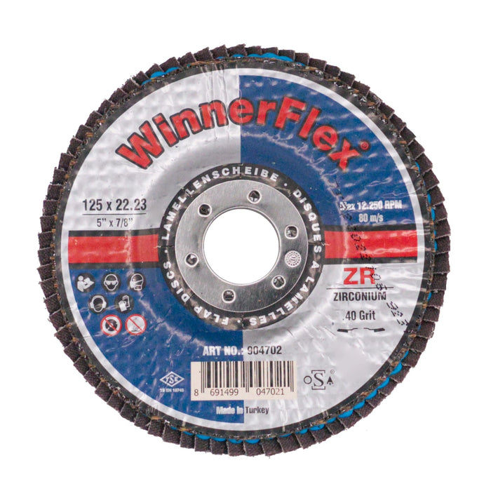 Winnerflex 125x22mm Flap Discs