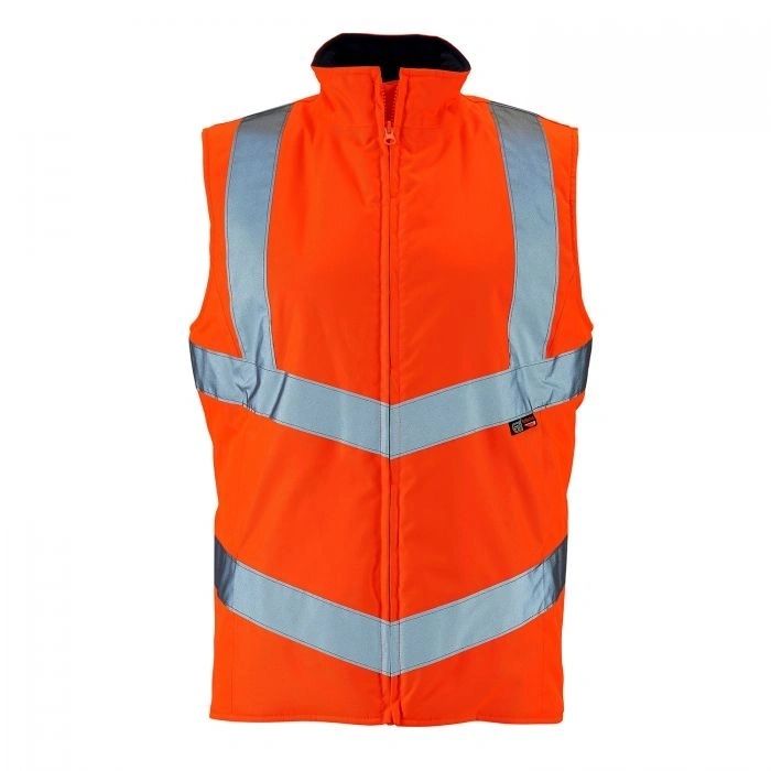 Ladies HV Anjali Bodywarmer - Orange