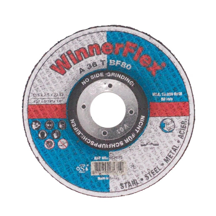 Dep Centre Cutt Disc 115 X 2.5 X 22mm (Winnerflex)