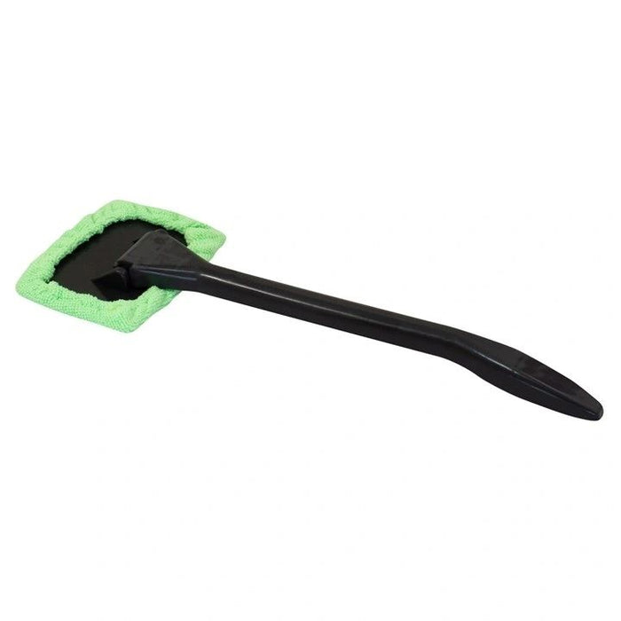 Long-handled microfibre car cleaning pad